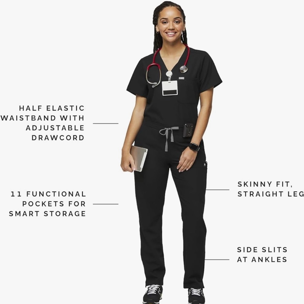 FIGS YOLA Scrub pant Large Petite